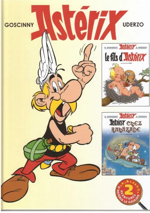 Couverture de l'album Astérix Tomes 27 et 28 Le fils d'Asterix / Asterix chez Rahazade