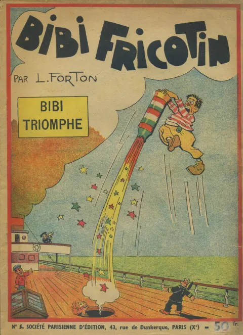 Bibi Fricotin 2e Série - Societé Parisienne d'Edition Tome 5 Bibi triomphe