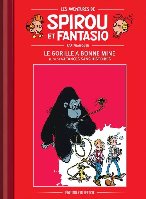 Couverture de l'album Spirou et Fantasio Édition collector Tome 11 Le gorille a bonne mine suivi de Vacances sans histoires
