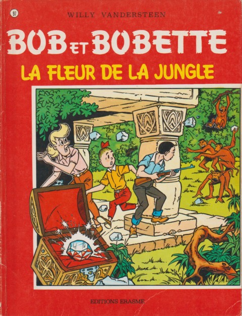 Couverture de l'album Bob et Bobette Tome 97 la fleur de la jungle