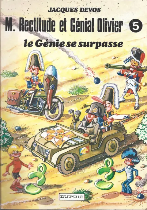 Couverture de l'album M. Rectitude et Génial Olivier Tome 5 Le Génie se surpasse
