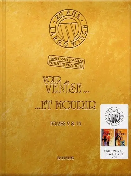 Couverture de l'album Largo Winch Tomes 9 & 10 Voir Venise... / ...et mourir