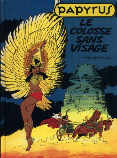 Couverture de l'album Papyrus Album double - France Loisirs Tome 3 Le colosse sans visage - Le Tombeau de Pharaon