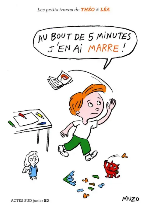 Les petits tracas de Théo & Léa Tome 6 Au bout de 5 minutes j'en ai marre !