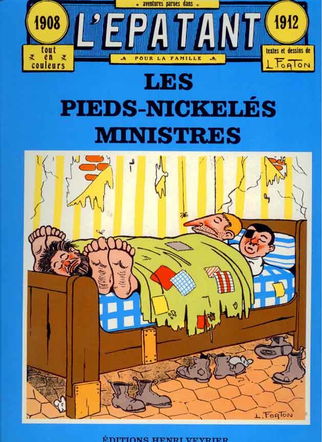 Couverture de l'album Les Pieds Nickelés Tome 5 Les Pieds Nickelés ministres 1908-1912