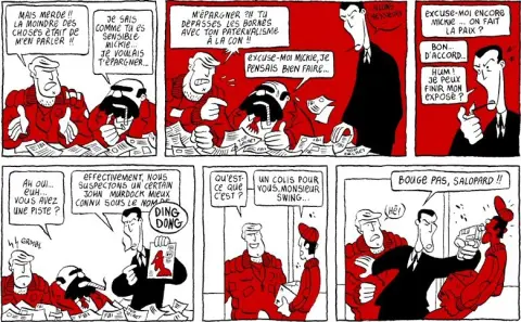 Planche de l'album Les aventures de Michel Swing Les aventures de Michel Swing (coureur automobile)