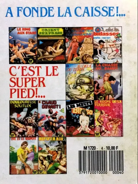 Verso de l'album Les Queutards Tome 4