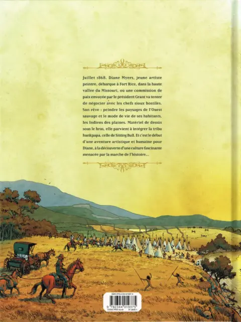 Verso de l'album Le sentier de la guerre Tome 1 Fort Buford