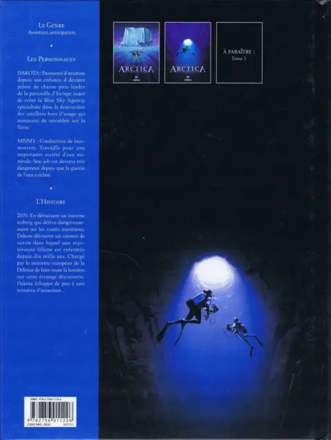 Verso de l'album Arctica Tome 2 Mystère sous la mer