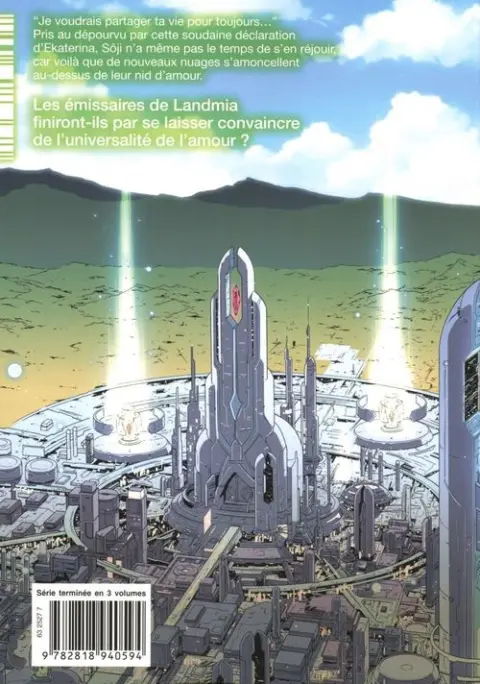 Verso de l'album Ark: romancer 03