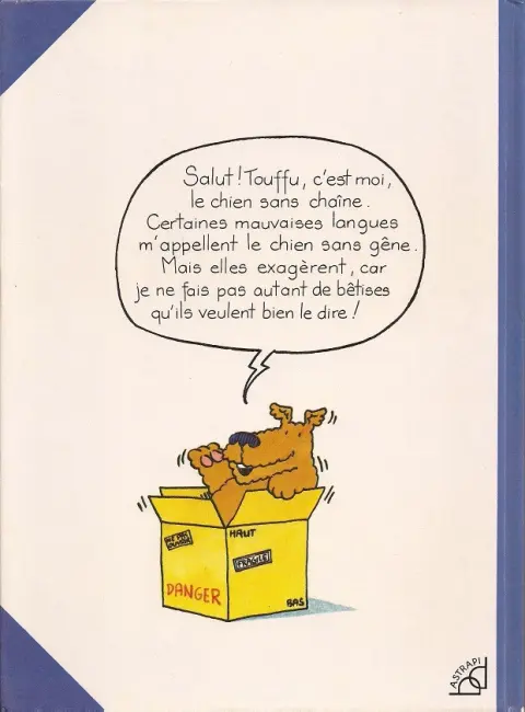 Verso de l'album Touffu 1e Série - Astrapi Tome 1 Touffu le chien sans chaîne