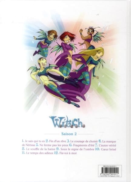 Verso de l'album W.I.T.C.H. Tome 5 Ne ferme pas les yeux