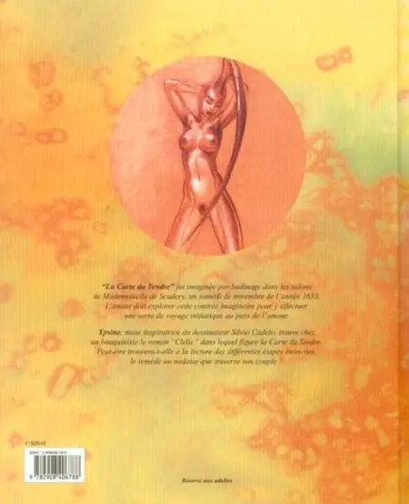 Verso de l'album Ypsine Ypsine et la carte du tendre