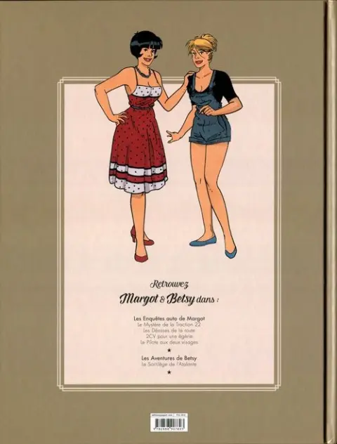 Verso de l'album Les aventures de Betsy Tome 1 Le Sortilège de l'Atalante
