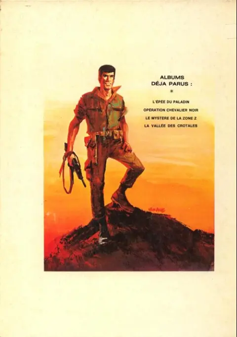 Verso de l'album Bob Morane Tome 7 La vallée des crotales