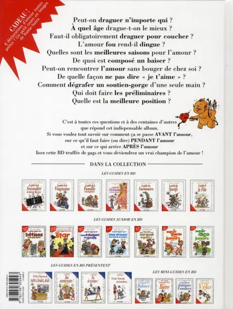 Verso de l'album Avant, pendant, après l'Amour
