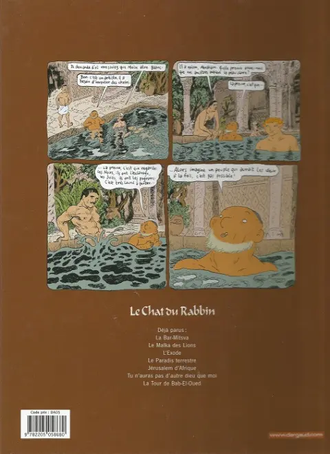 Verso de l'album Le Chat du Rabbin Tome 5 Jérusalem d'Afrique