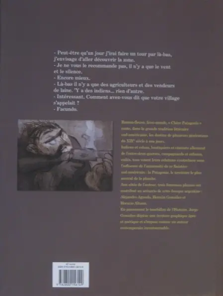 Verso de l'album Chère Patagonie
