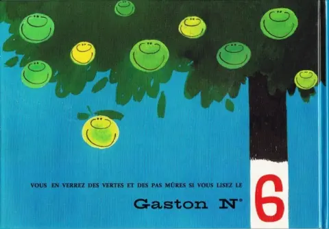 Verso de l'album Gaston Tome 5 Les gaffes d'un gars gonflé