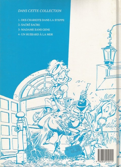 Verso de l'album Godaille et Godasse Tome 3 Un hussard à la mer