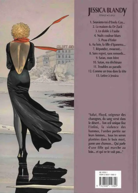 Verso de l'album Jessica Blandy Tome 6 Au loin, la fille d'Ipanema...