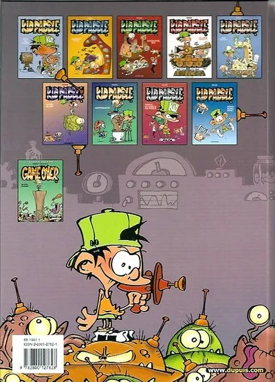 Verso de l'album Kid Paddle Tome 5 Alien chantilly