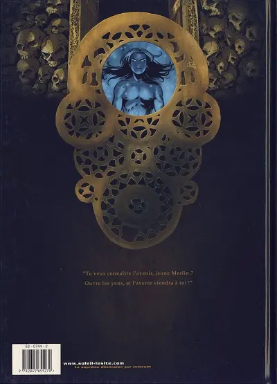 Verso de l'album Merlin Tome 2 L'éveil du pouvoir