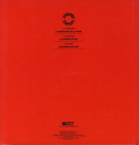 Verso de l'album Oscar Hamel et Isidore Tome 5 La rivière de feu