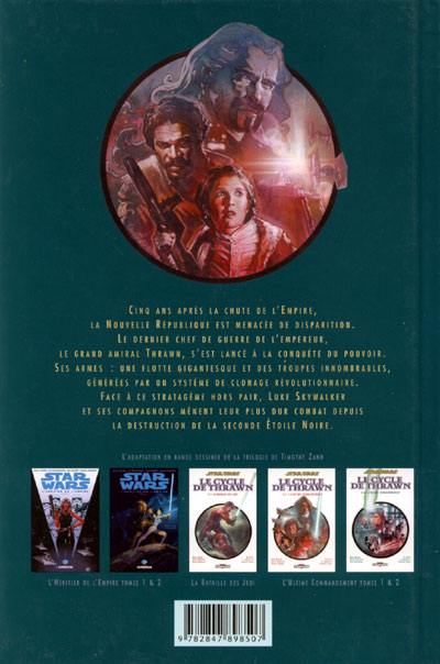 Verso de l'album Star Wars - Le cycle de Thrawn Tome 3.2 L'ultime commandement