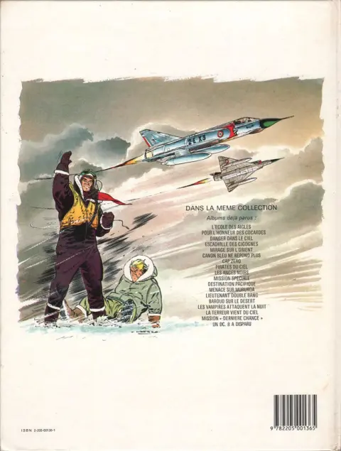 Verso de l'album Tanguy et Laverdure Tome 4 Escadrille des cigognes