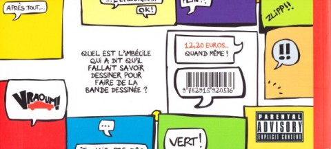 Verso de l'album La Bande pas dessinée Tome 1 Plus qu'un concept, un pas concept