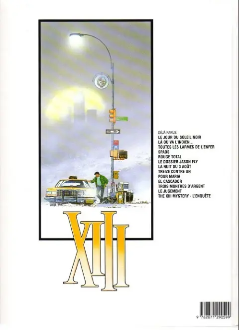 Verso de l'album XIII Tome 6 Le dossier Jason Fly