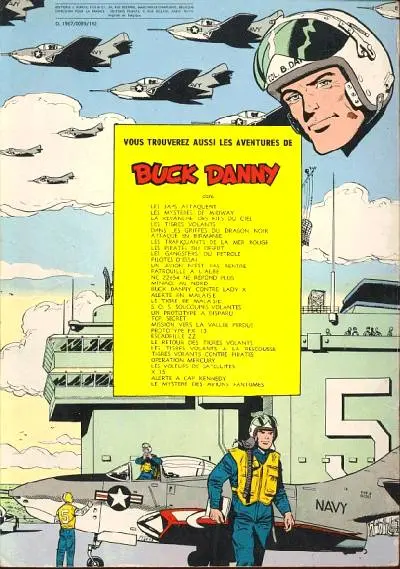 Verso de l'album Buck Danny Tome 34 Alerte atomique