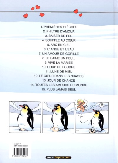 Verso de l'album Cupidon Tome 15 Plus jamais seul