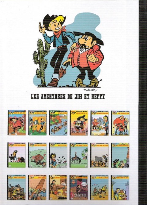 Verso de l'album Les aventures de Jim L'astucieux - Jim Aydumien Tome 15 La chevauchée des vaches qui rient