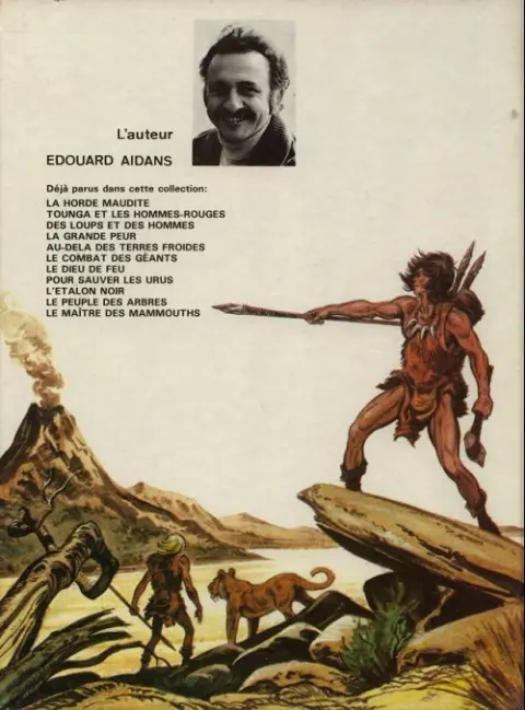 Verso de l'album Tounga Tome 11 Le maître des mammouths