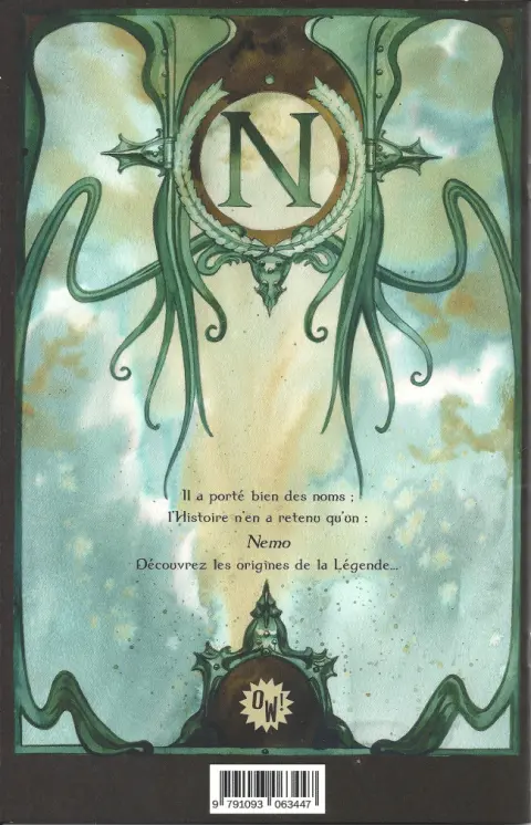 Verso de l'album Alias Nemo Sketchbook