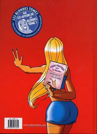 Verso de l'album Les Blondes Tome 2