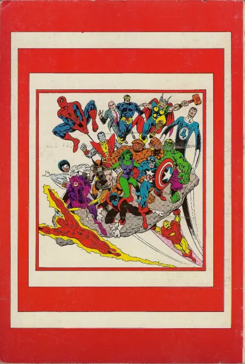 Verso de l'album Spidey Album N° 26