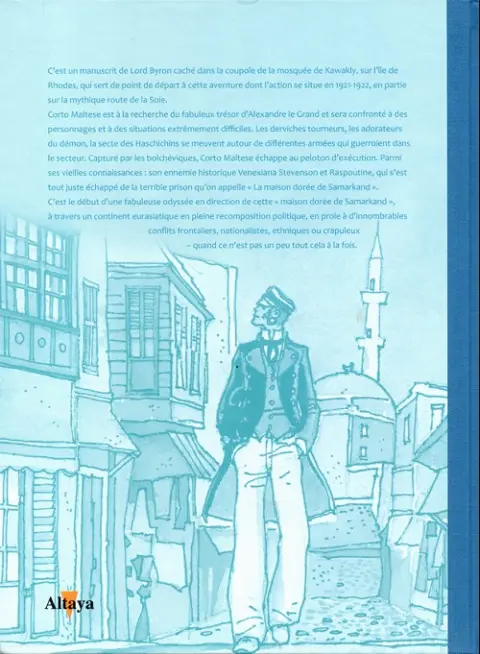 Verso de l'album Tout Pratt Tome 12 La maison dorée de Samarkand - 1ère partie