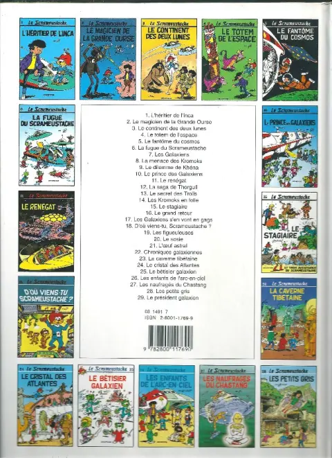 Verso de l'album Le Scrameustache Tome 20 Le sosie
