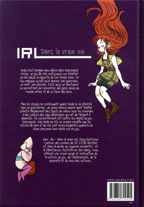 Verso de l'album IRL - Dans la vraie vie