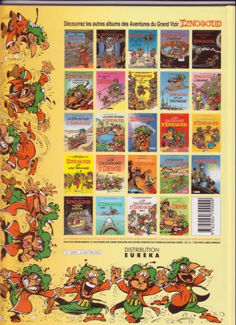 Verso de l'album Iznogoud Tome 13 Je veux être calife à la place du calife