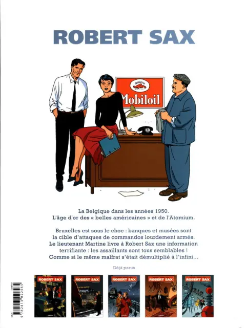 Verso de l'album Robert Sax Tome 5 La guêpe