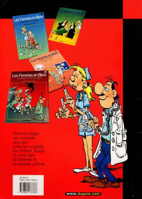 Verso de l'album Les Femmes en Blanc Tome 19 L'Aorte sauvage