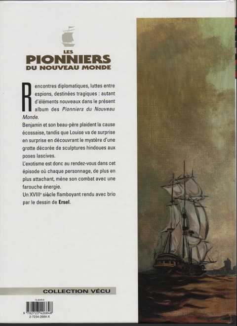 Verso de l'album Les Pionniers du Nouveau Monde Tome 11 Le piège de la rochelle