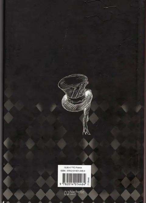 Verso de l'album Alice au Pays des Merveilles