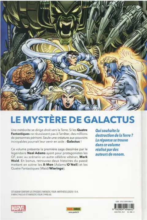 Verso de l'album Fantastic four - Antithèse