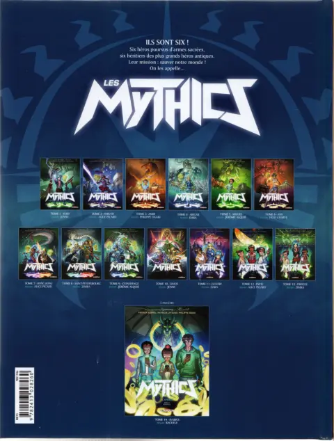 Verso de l'album Les Mythics Tome 13 Paresse