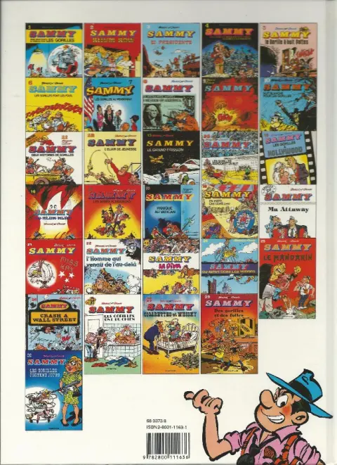 Verso de l'album Sammy Tome 19 En piste les gorilles !